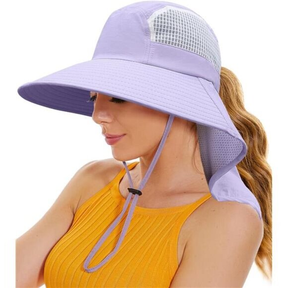 Sun Hats UV Protection Violet - Picture 1 of 6